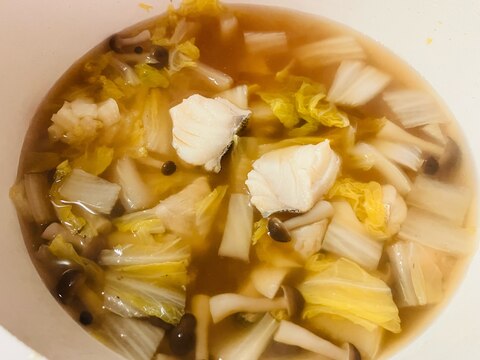 タラと白菜の煮物